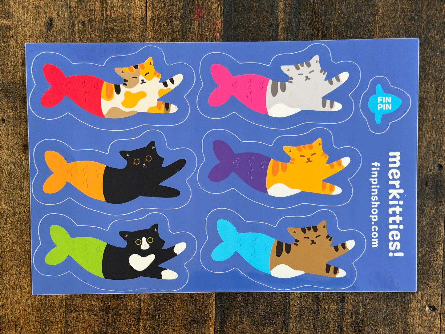 Merkitties sticker sheet