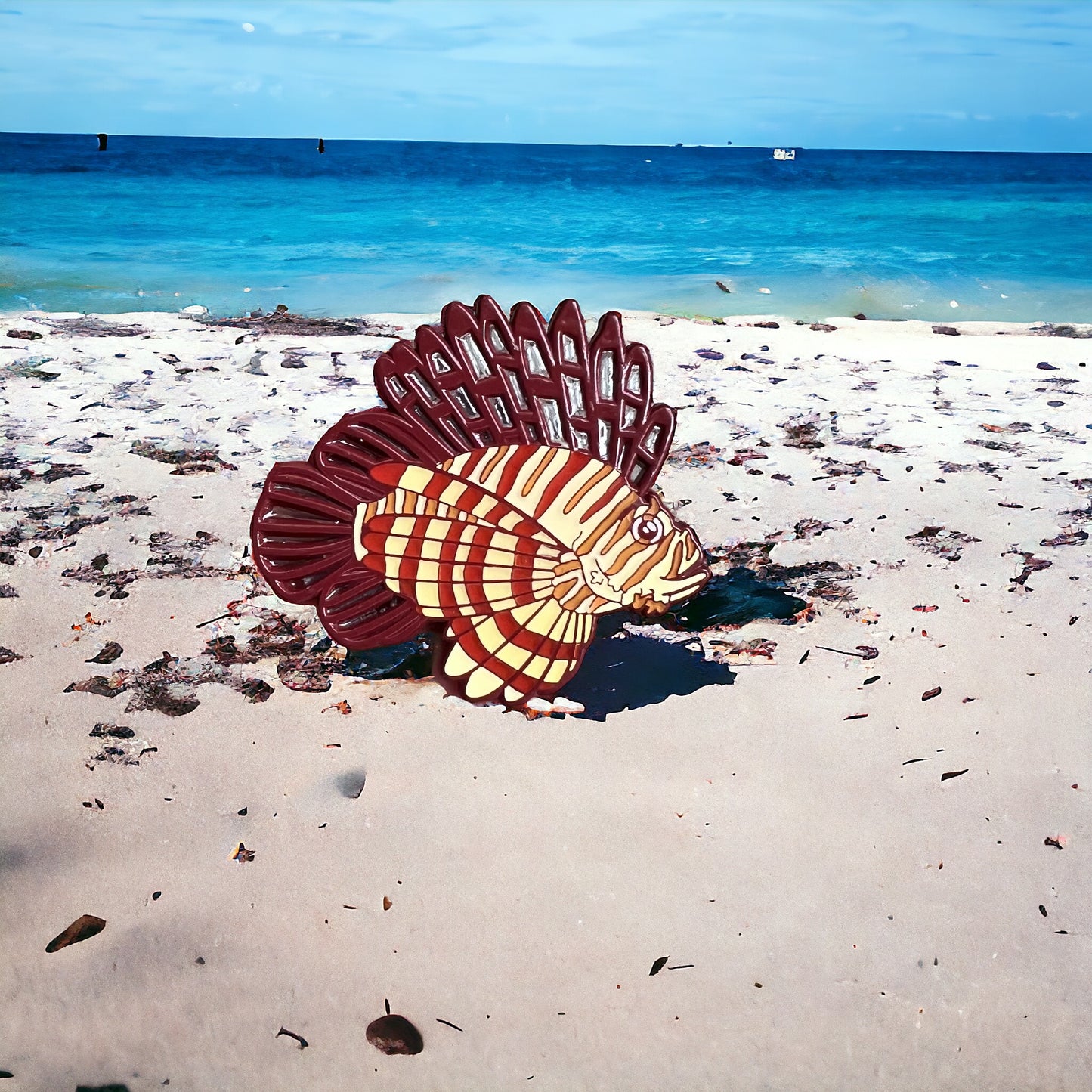 Lionfish enamel pin • Patreon exclusive