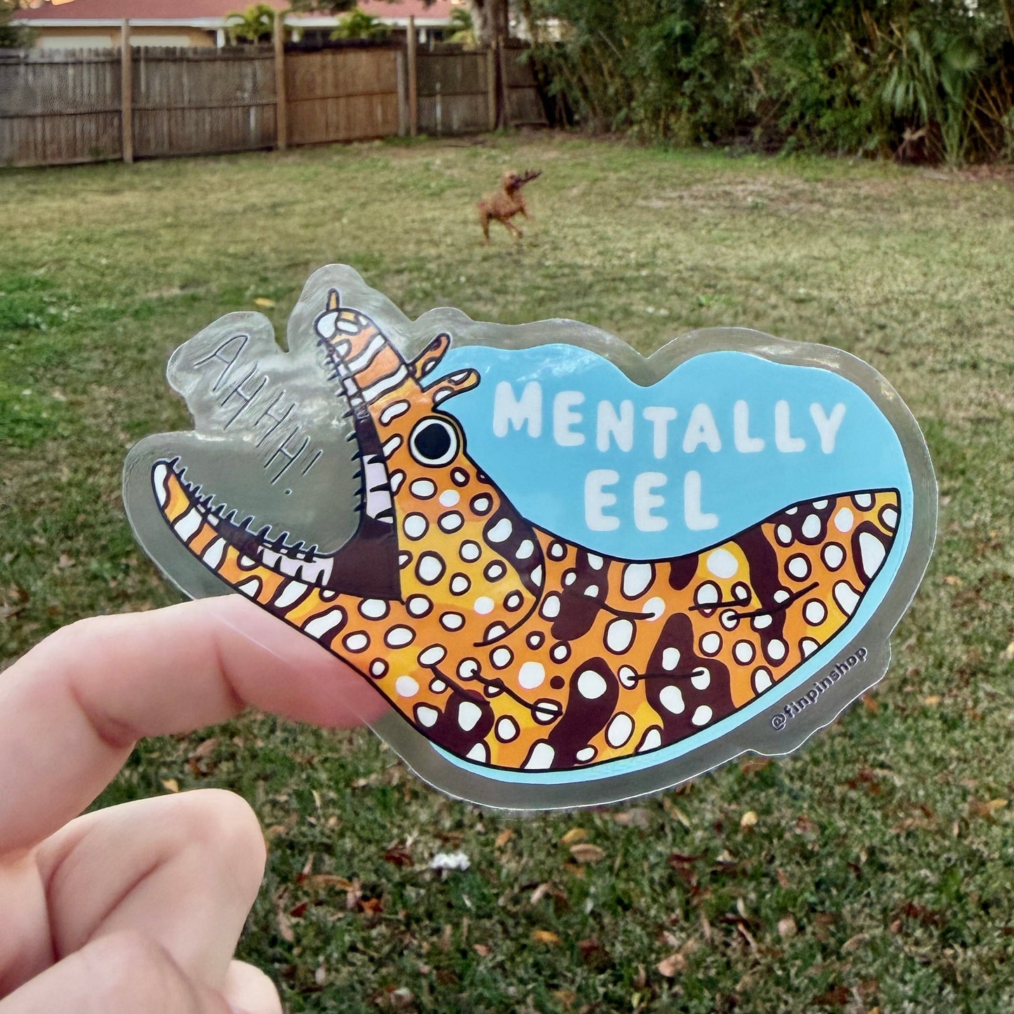 January 2026 Patreon • Mentally eel sticker