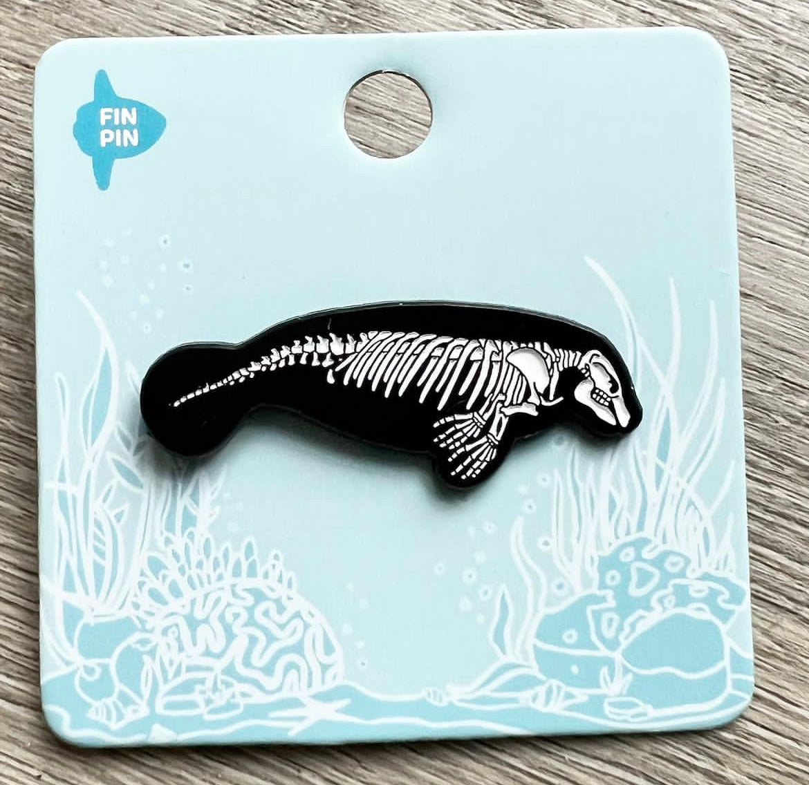 Manatee SkelePin