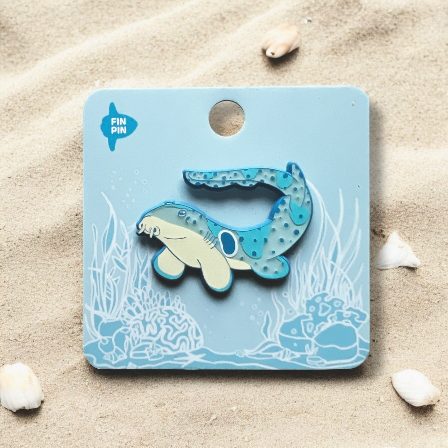 Epaulette shark pin