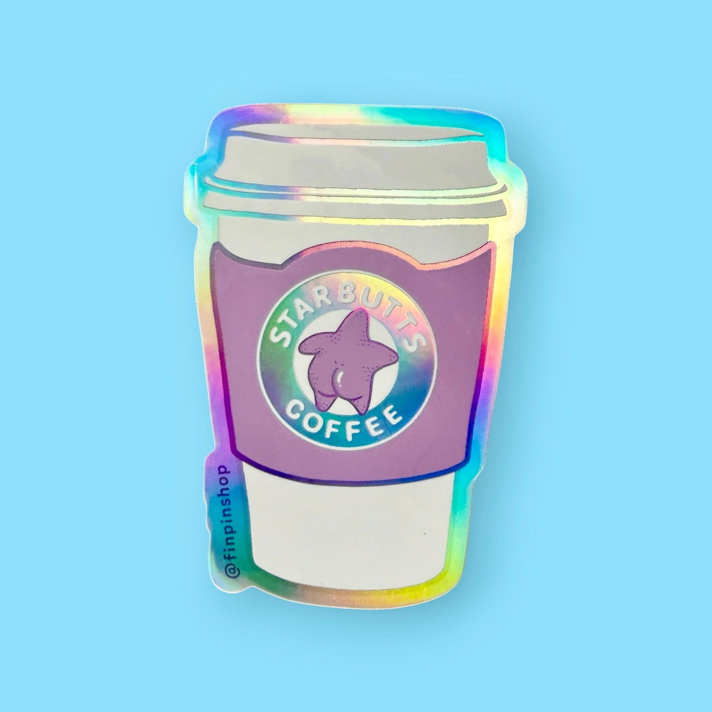 Starbutts coffee sticker • July 2026 Patreon design
