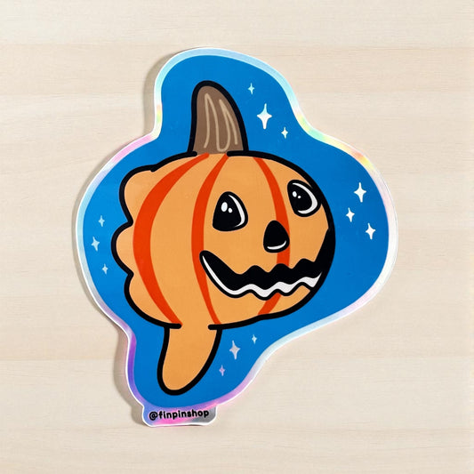 October 2025 Patreon • Jack o’ mola sunfish sticker