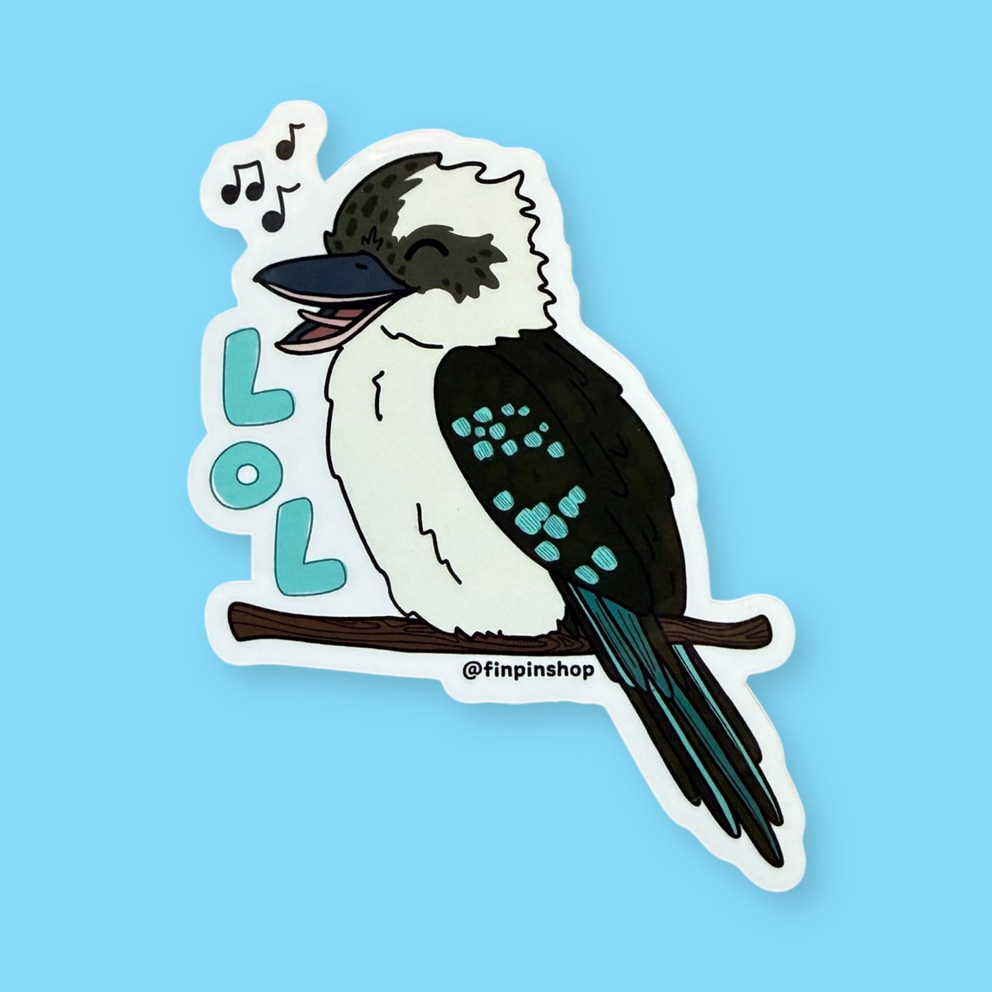 November 2025 Patreon • Laughing kookaburra sticker