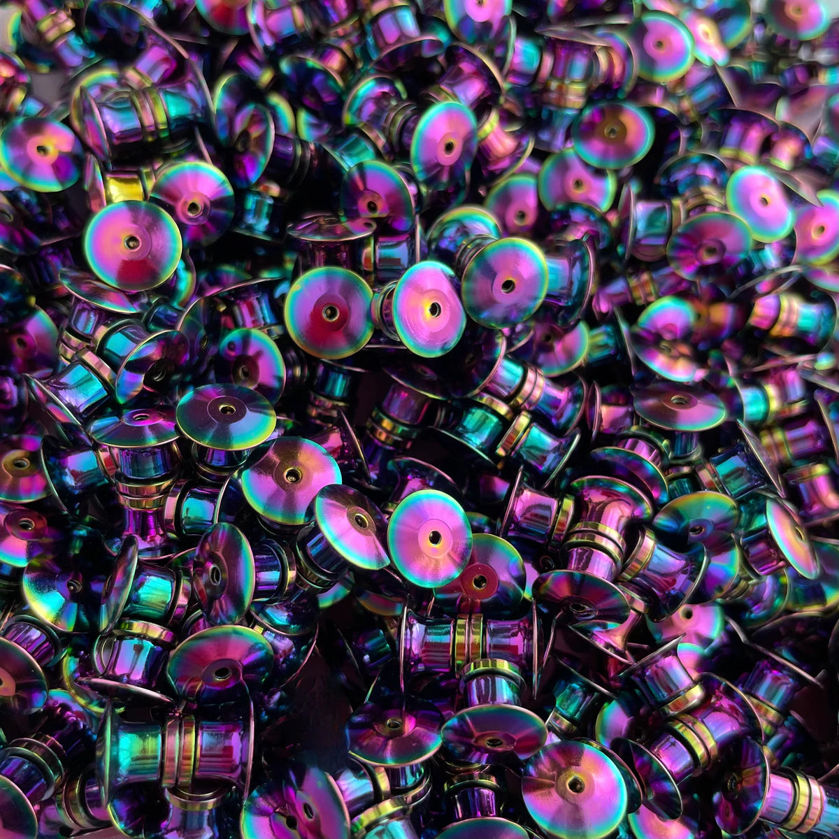 rad backs! magnetic locking pin backs  - pack of 10