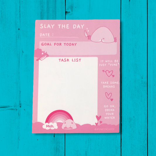 blobfish daily task notepad