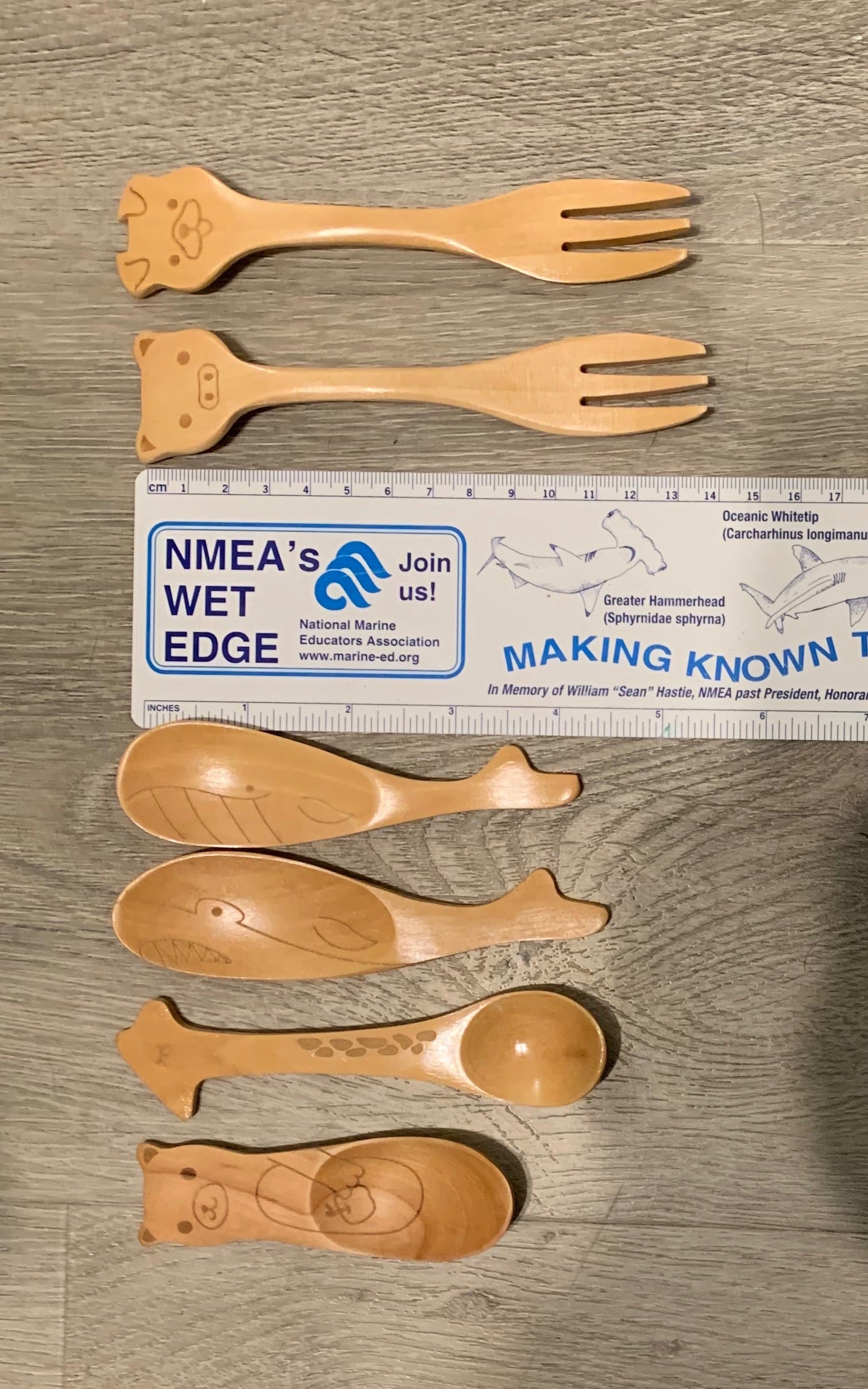wooden reusable eco utensils (kids/travel size!)