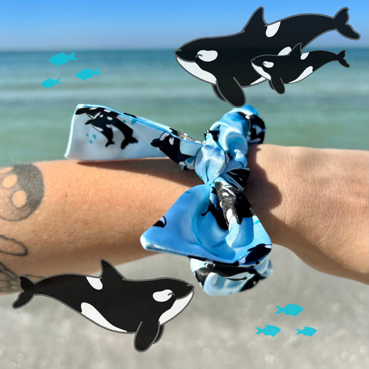 Orca Scrunchie