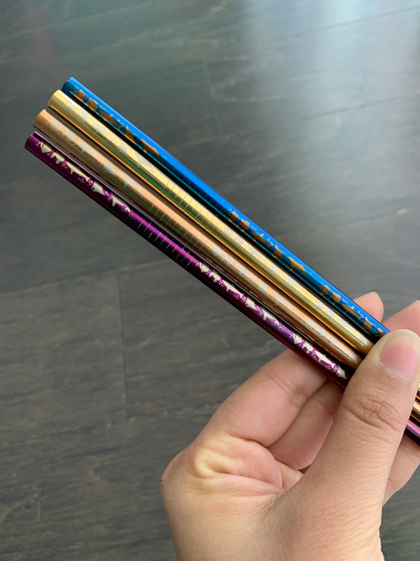 cocktail straw - eco reusable straw with sharks, whales, coral