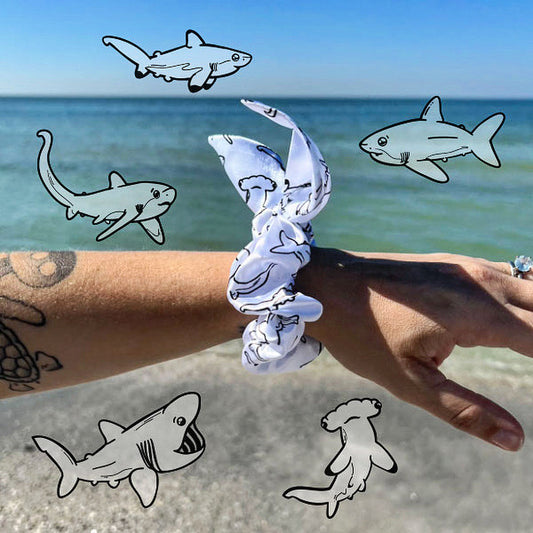 Shark Scrunchie