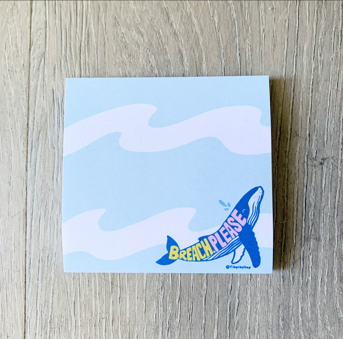 breach please humpback whale • sticky notes!