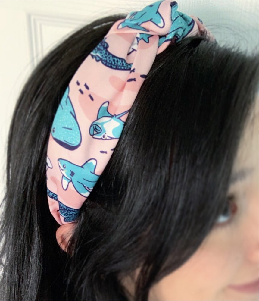 sharks and rays headband