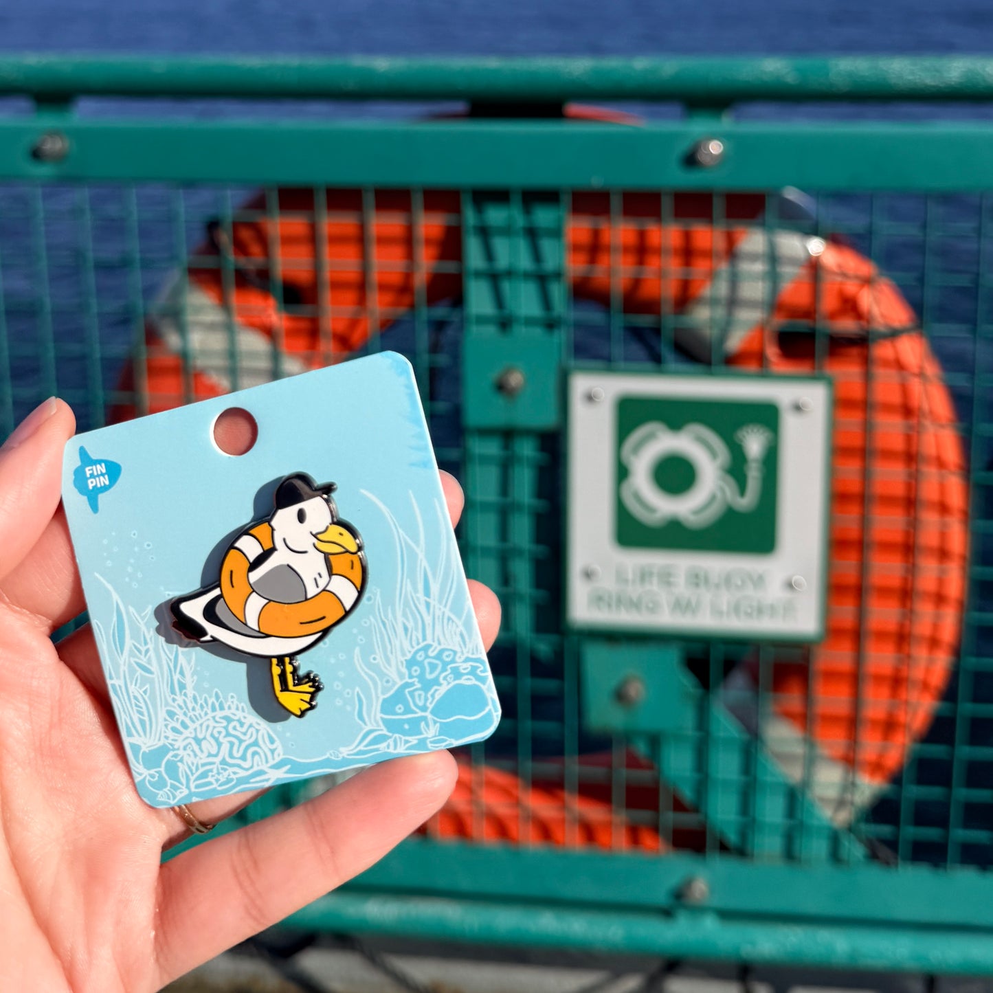 Gull city buoy pin • Patreon exclusive