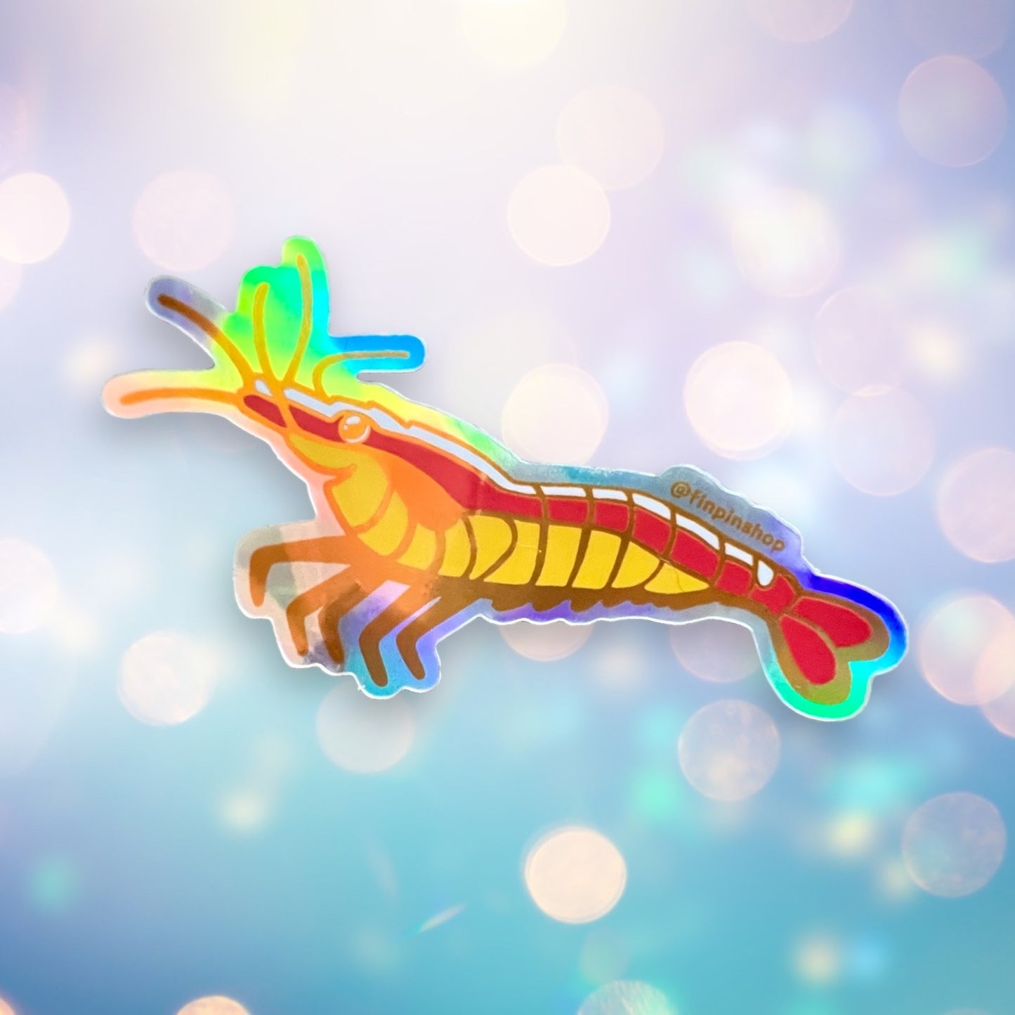 March 2024 Patreon Pacific Cleaner Shrimp Sticker