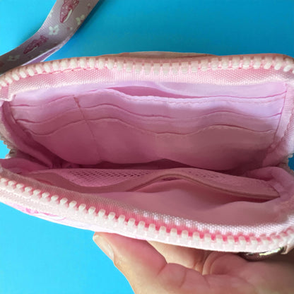 Cherry blossom whale shark • wristlet wallet purse