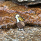 Pelican enamel pin