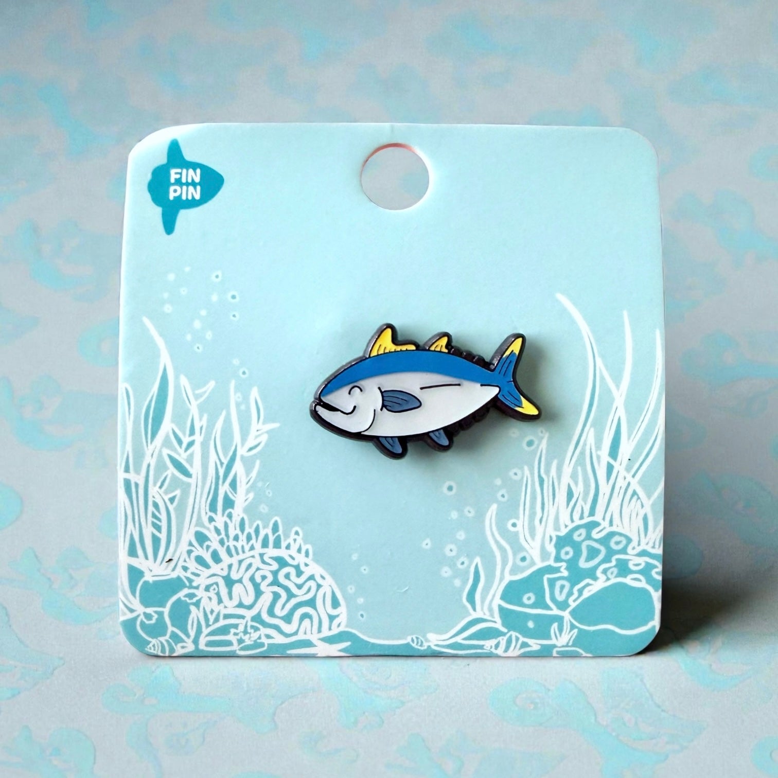 Tuna pin • Patreon design – Fin Pin Shop