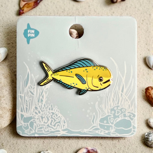 Mahi mahi enamel pin