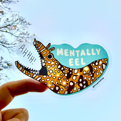 January 2026 Patreon • Mentally eel sticker