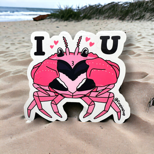 Feb 2024 Patreon Crab Love Sticker