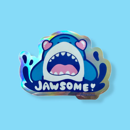February 2026 Patreon • Jawsome shark love sticker