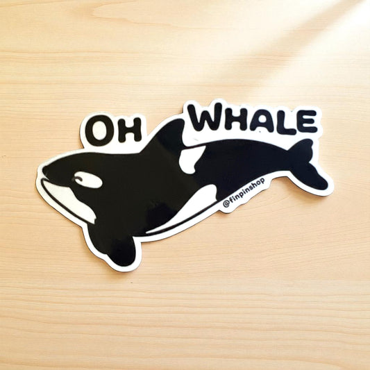 Oh Whale, Orca Vinyl Sticker