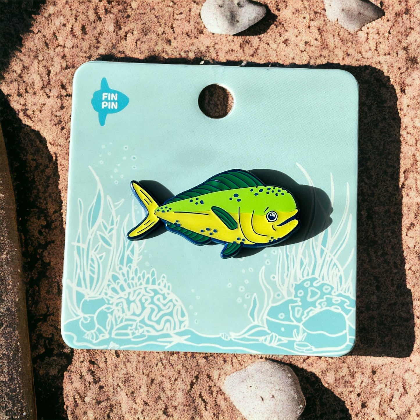 Mahi mahi enamel pin • Patreon exclusive