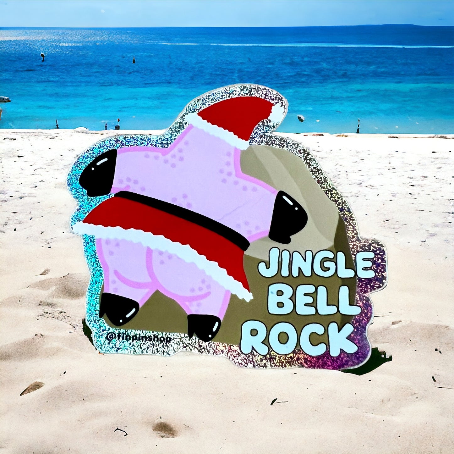 Jingle Bell Rock Sea Star Sticker