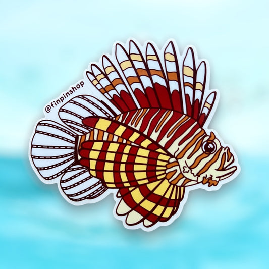 Nov 2024 Patreon lionfish sticker