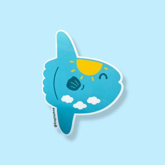 March 2026 Patreon • sunfish mola sticker