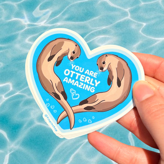 May 2026 Patreon • River otter sticker