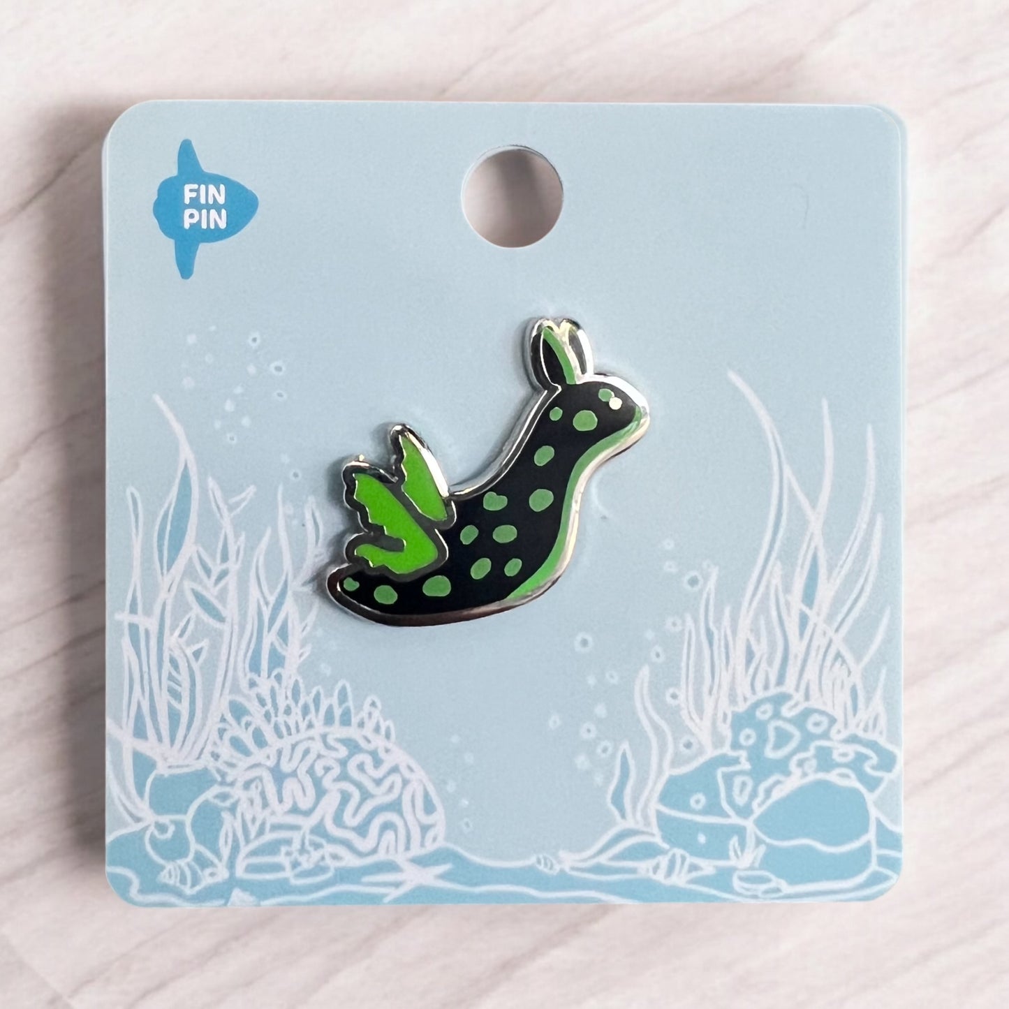 Cabbage nudibranch pin