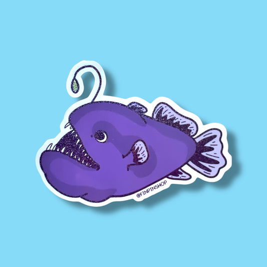 Mar 2025 Patreon • Humpback Anglerfish sticker