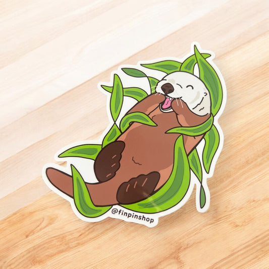 September 2025 Patreon • Sea otter sticker