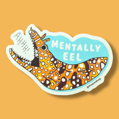 January 2026 Patreon • Mentally eel sticker