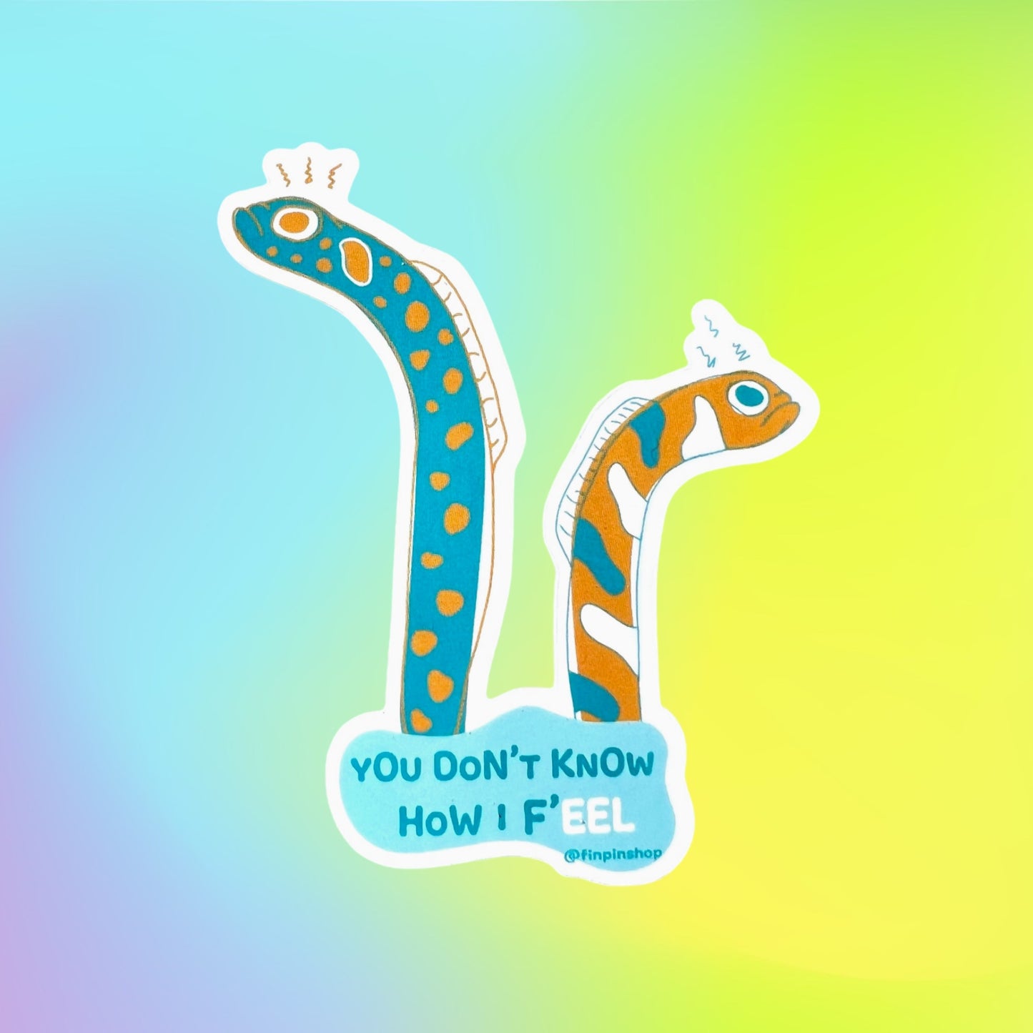 Garden Eel Sticker