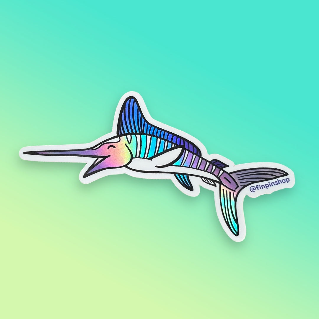 Striped Marlin Sticker