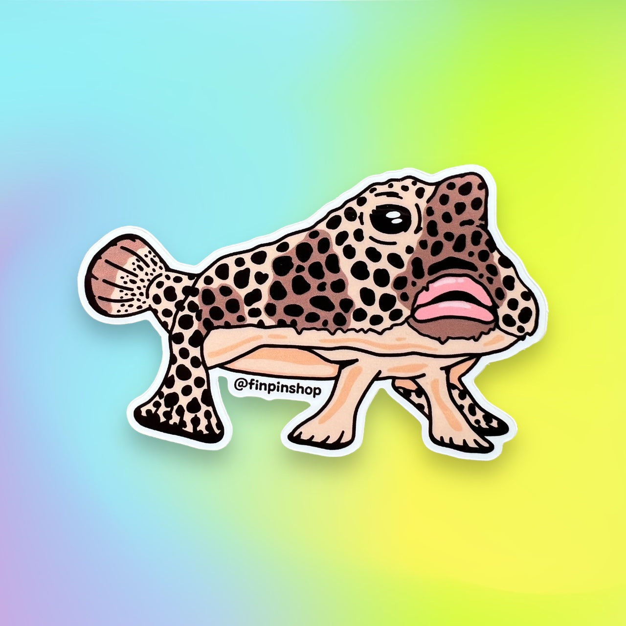 Polka-dot Batfish Sticker