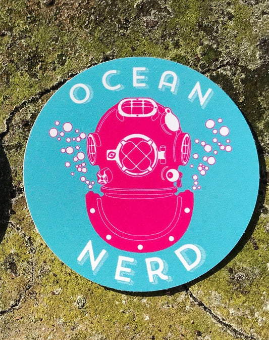 ocean nerd sticker