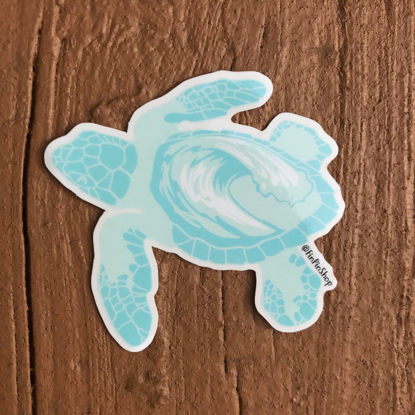 sea turtle sticker • donation to sea turtle inc tx