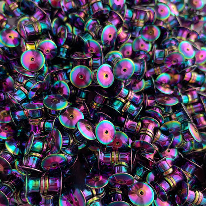 rad backs! magnetic locking pin backs  - pack of 10