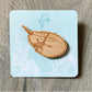horseshoe crab eco-friendly wood pin