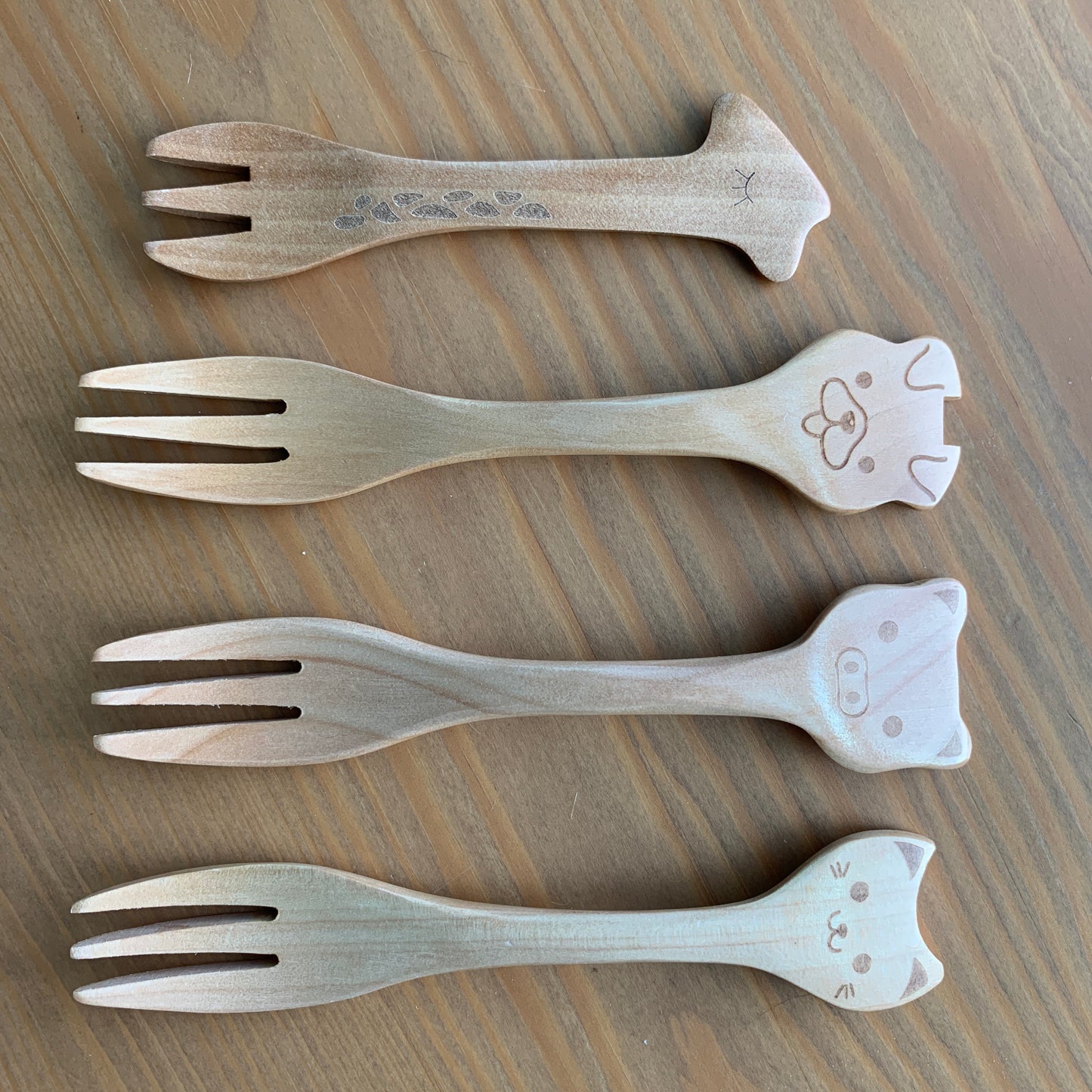 wooden reusable eco utensils (kids/travel size!)