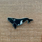 southern right whale cetacean pin