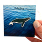 humpback whale cetacean pin donation item