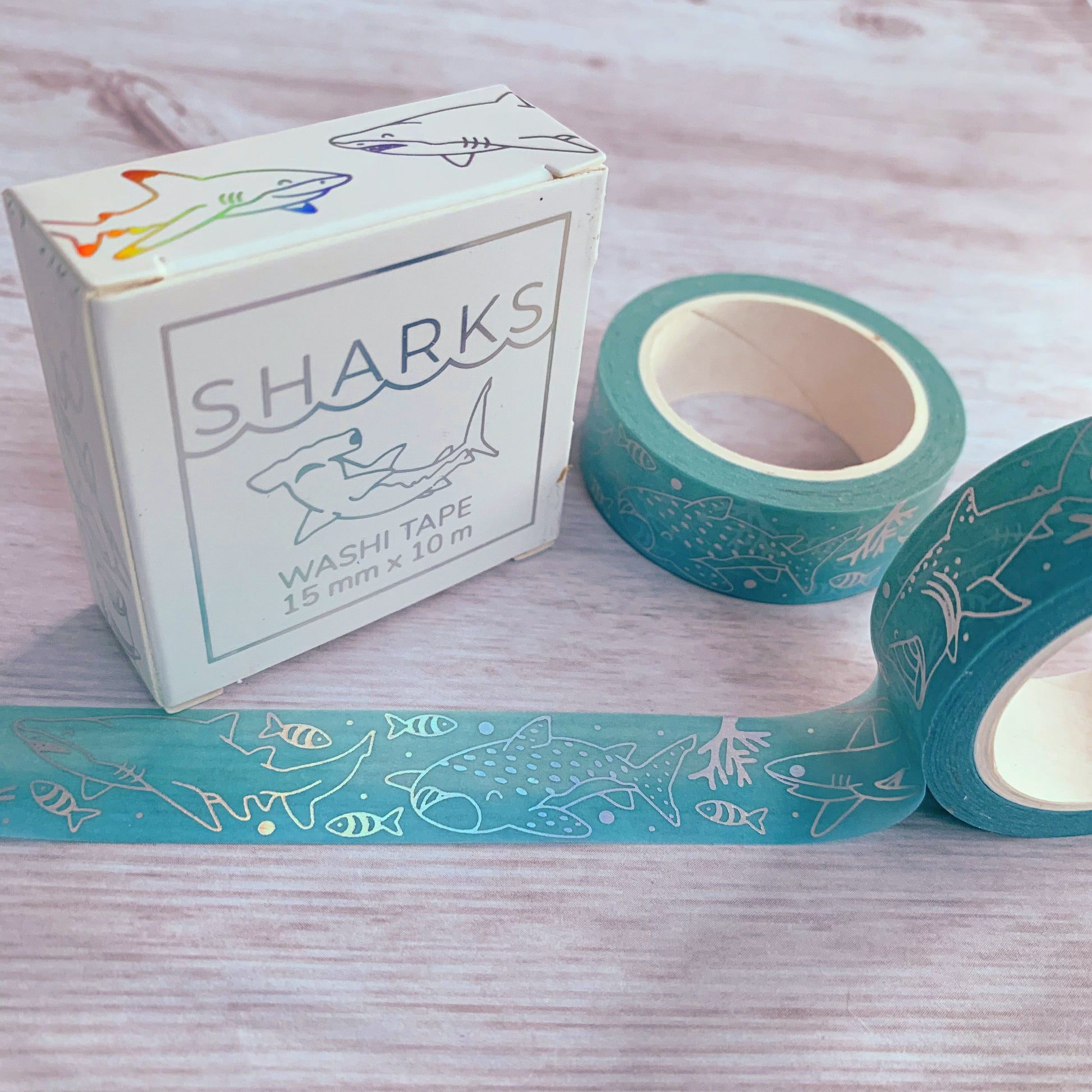 shark lovers washi eco tape