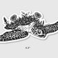 greene bean sea turtle sticker • donation item