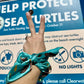 Loggerhead Sea Turtle Scrunchie