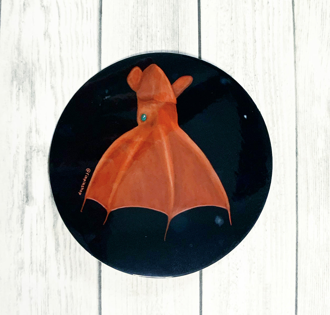 Vampire Fish Sticker Vampire squid Sticker – Fin Pin Shop
