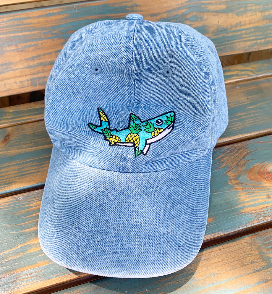 pineapple shark hat